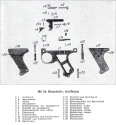 Sperrhaken-Nietstift MG34